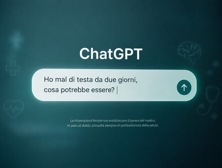 Domanda a Chat GPT per quanto riguarda salute e intelligenza artificiale