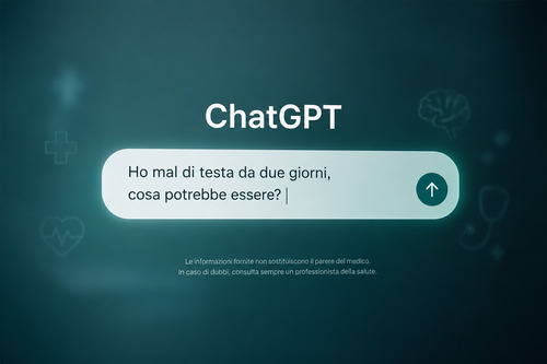 Domanda a Chat GPT per quanto riguarda salute e intelligenza artificiale