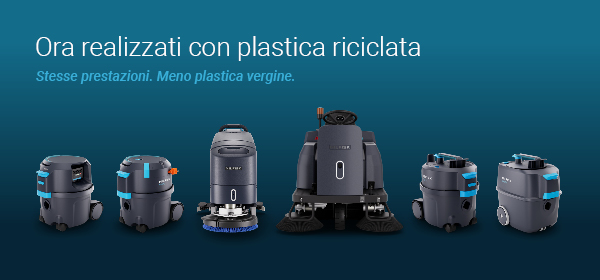 Nilfisk aumenta l’impiego di plastica riciclata